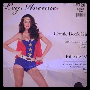 Brand New Comic Book Girl Costume